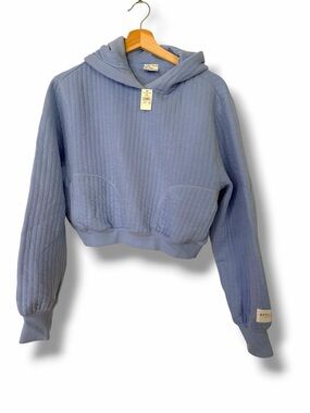 aerie | Tops | Offline By Aerie Coffee Runquilted Cropped Hoodie Small ...